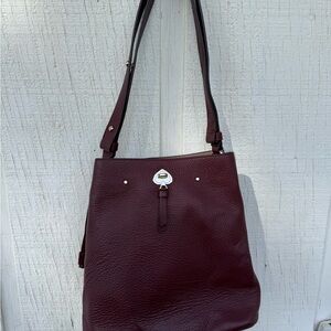 Kate Spade Burgundy leather Shoulder Bag
